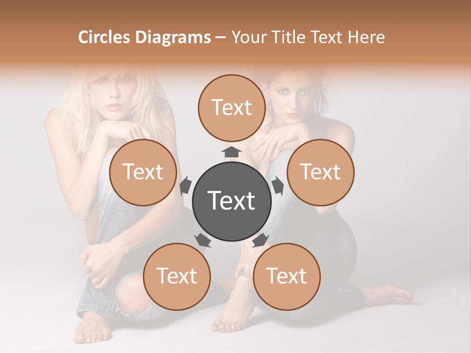 Chair Teamwork Happy PowerPoint Template