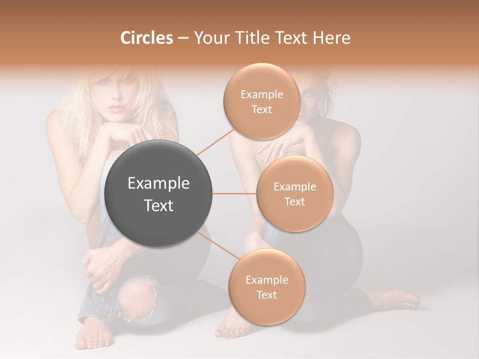 Chair Teamwork Happy PowerPoint Template