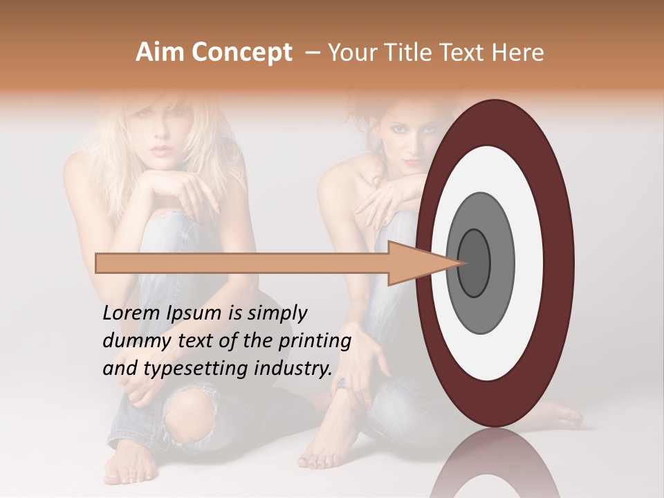 Chair Teamwork Happy PowerPoint Template