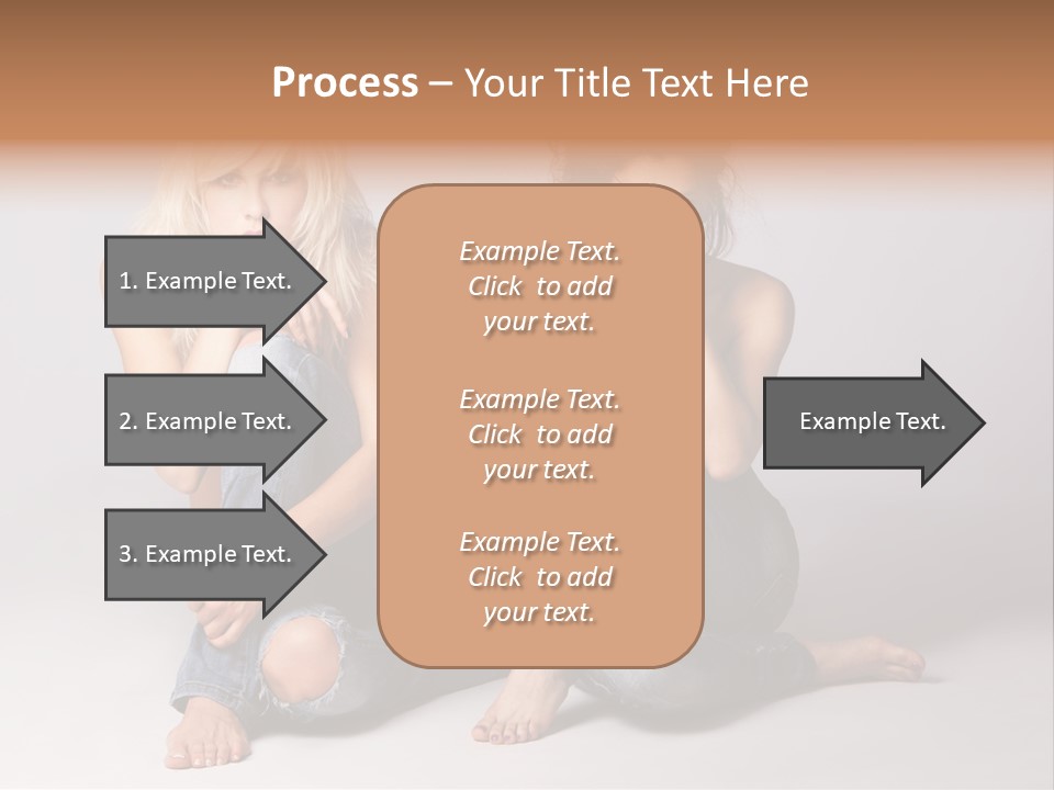 Chair Teamwork Happy PowerPoint Template