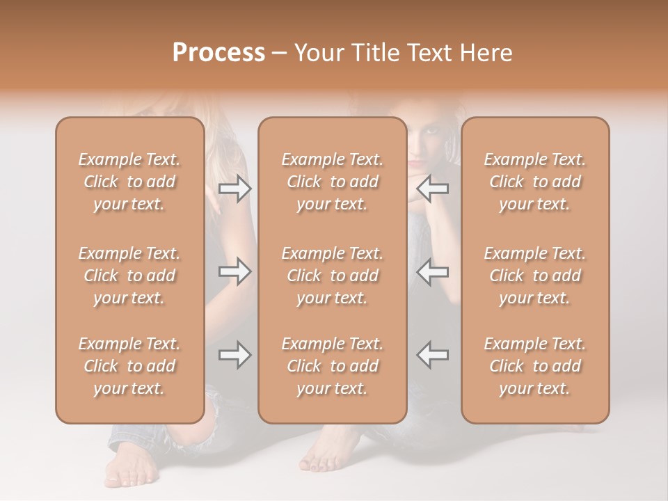 Chair Teamwork Happy PowerPoint Template