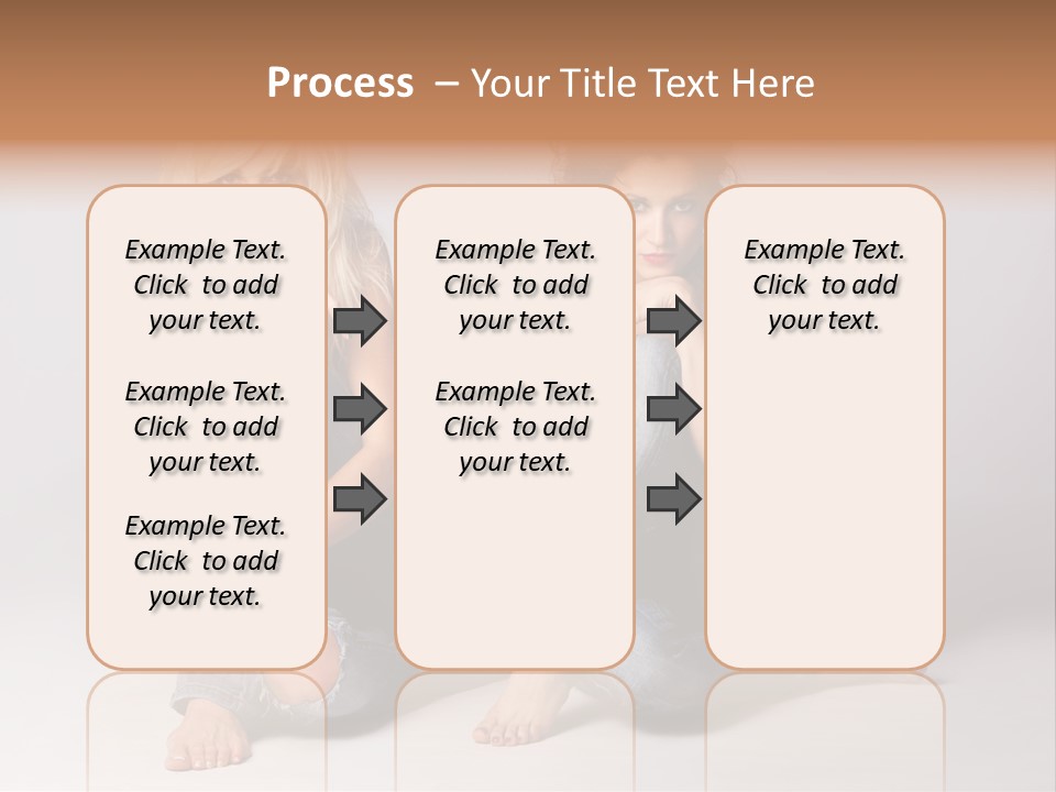Chair Teamwork Happy PowerPoint Template