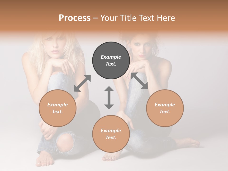 Chair Teamwork Happy PowerPoint Template