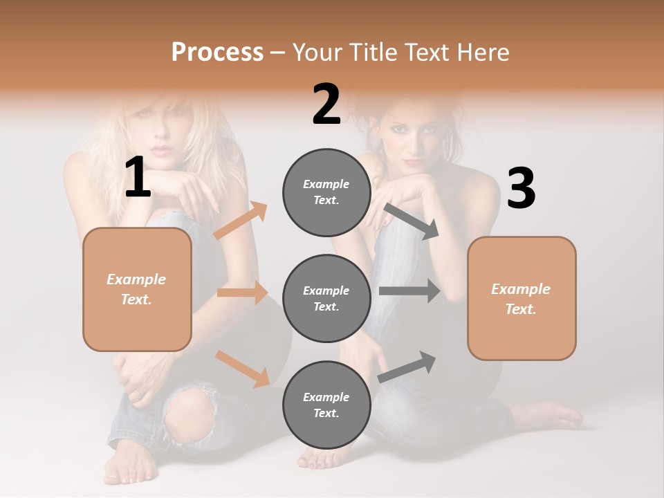 Chair Teamwork Happy PowerPoint Template