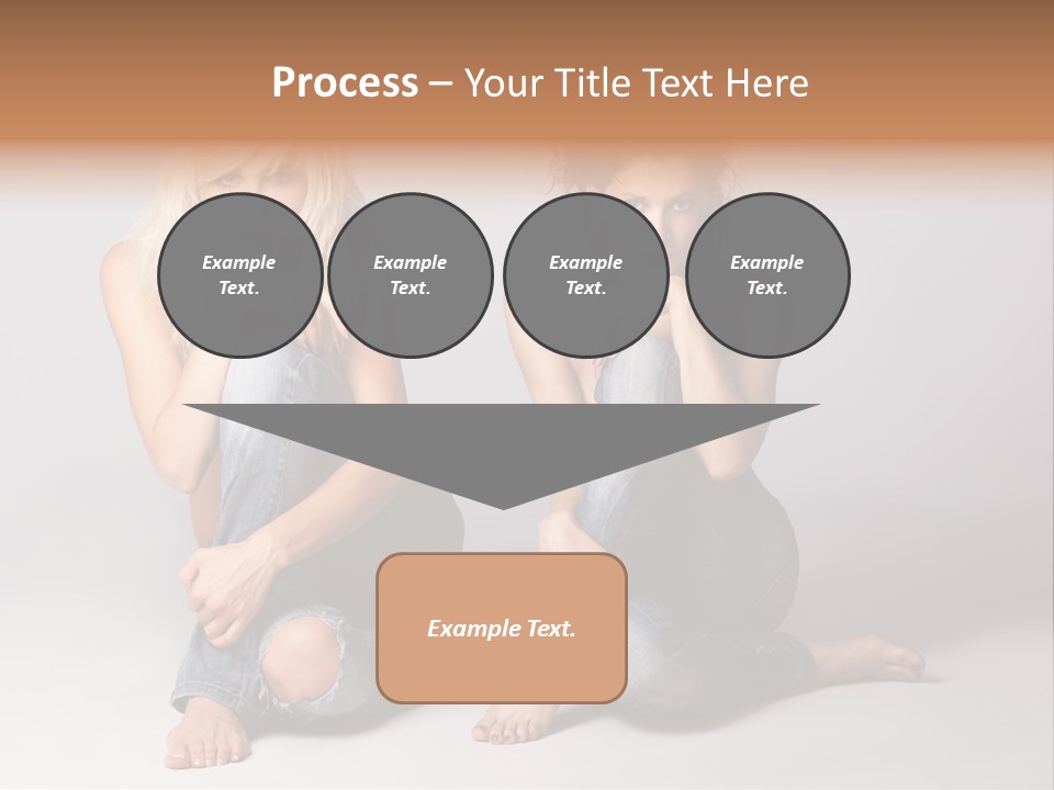 Chair Teamwork Happy PowerPoint Template