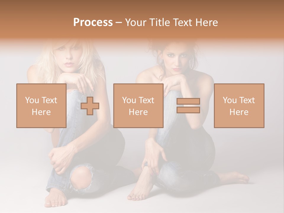 Chair Teamwork Happy PowerPoint Template