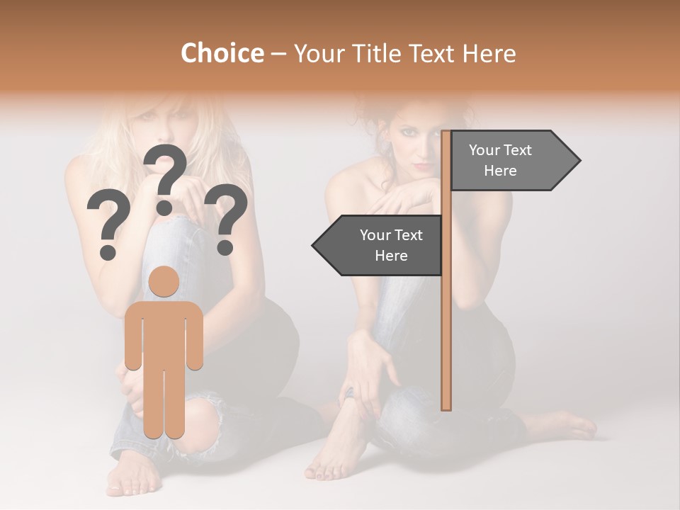 Chair Teamwork Happy PowerPoint Template