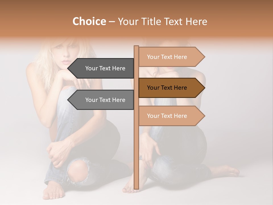 Chair Teamwork Happy PowerPoint Template