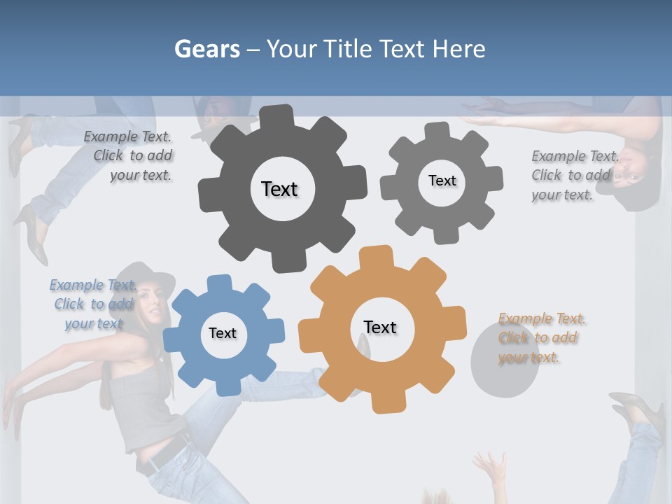 Itting Humor People PowerPoint Template