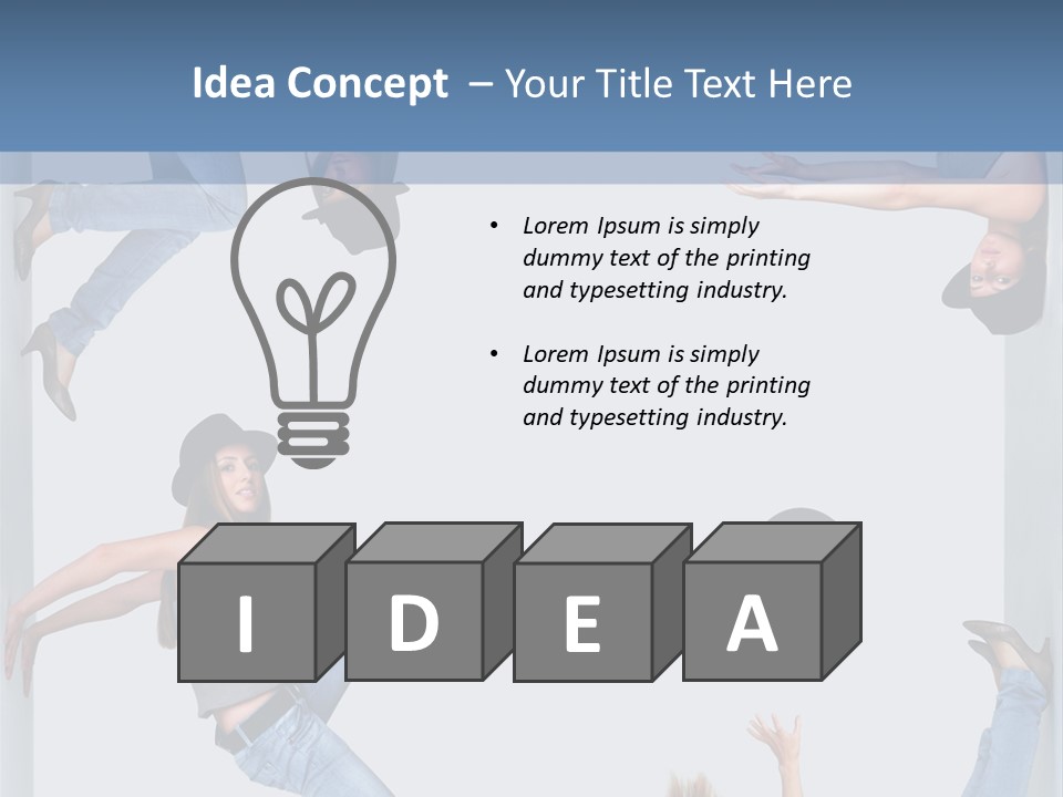 Itting Humor People PowerPoint Template