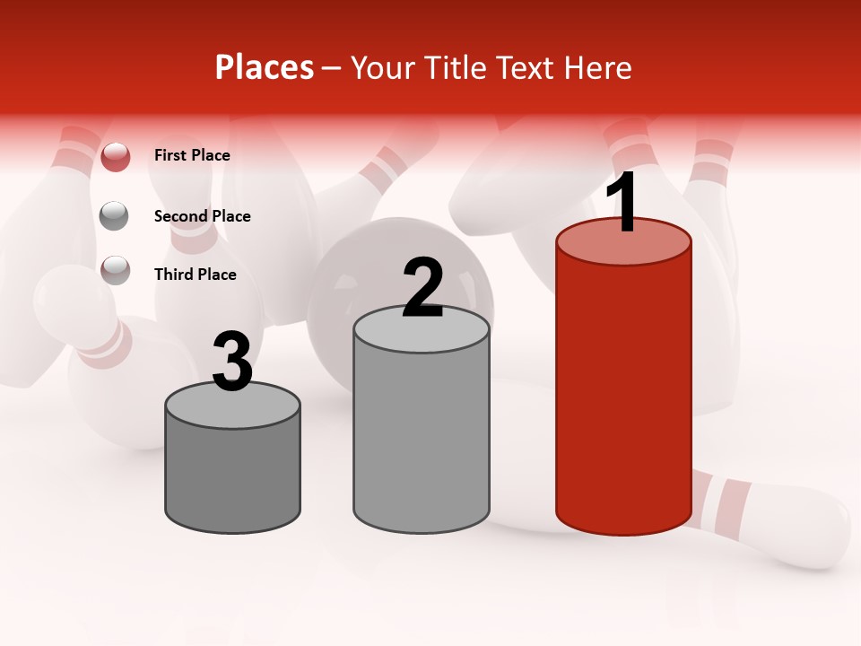 Red Competition White PowerPoint Template