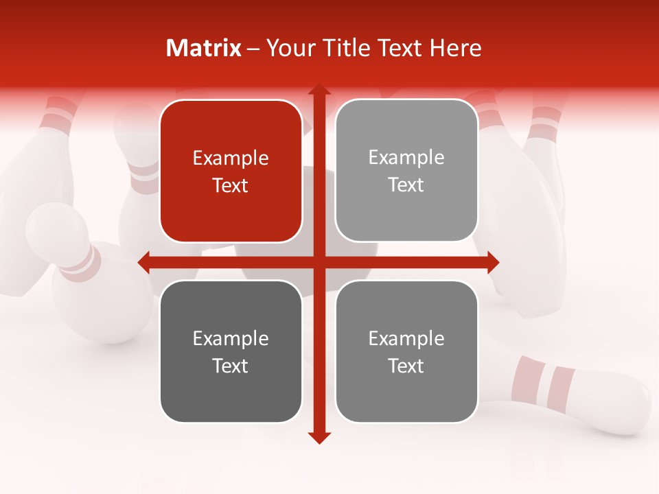 Red Competition White PowerPoint Template