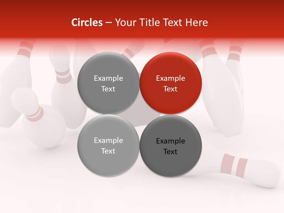 Red Competition White PowerPoint Template