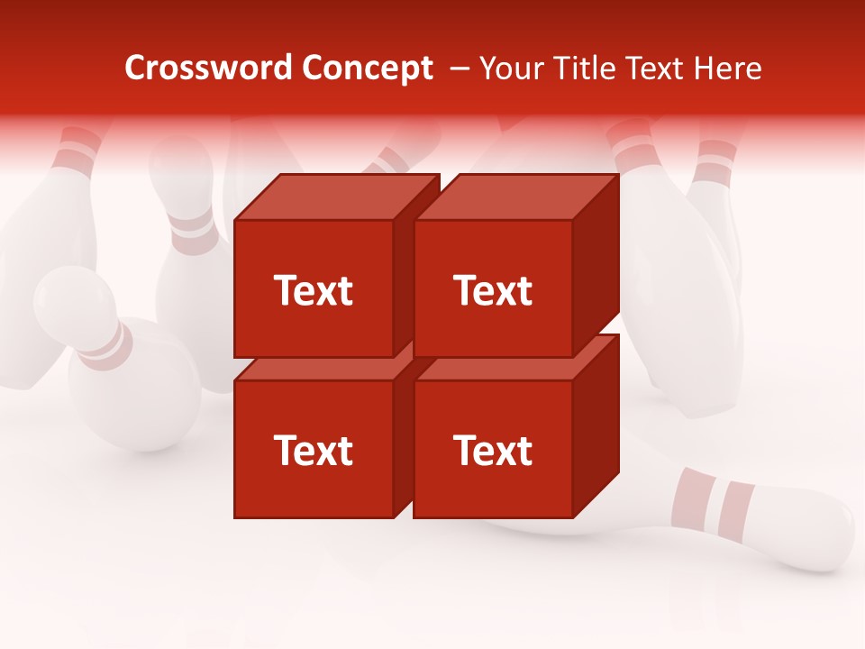 Red Competition White PowerPoint Template