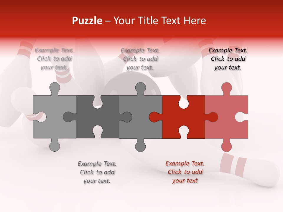 Red Competition White PowerPoint Template