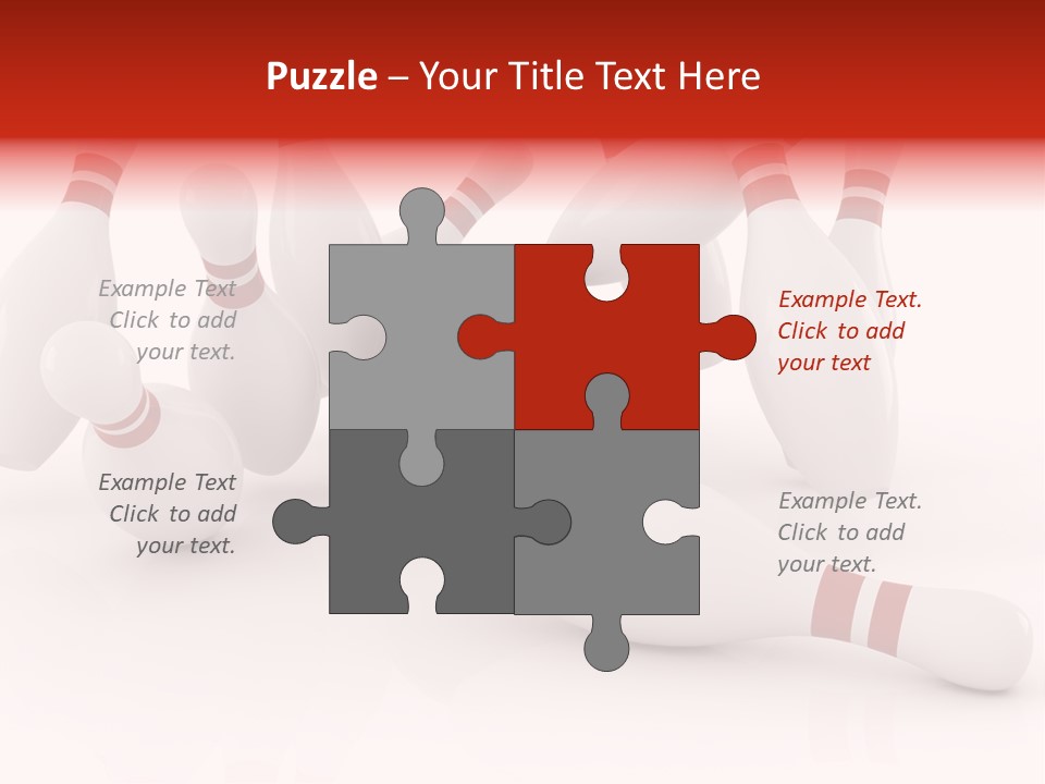 Red Competition White PowerPoint Template