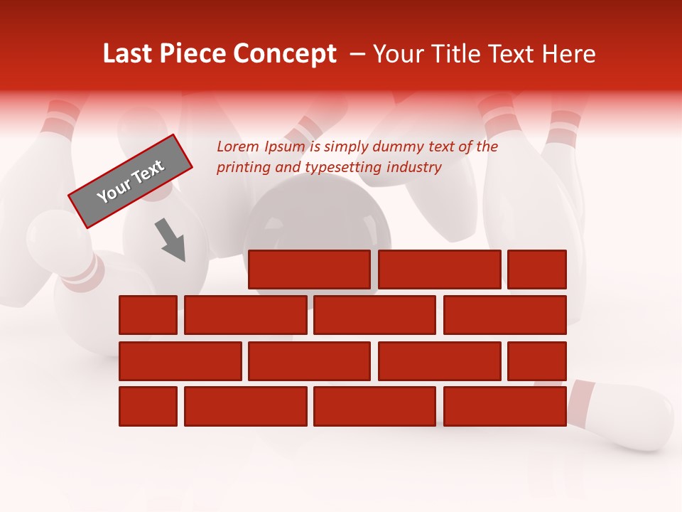 Red Competition White PowerPoint Template