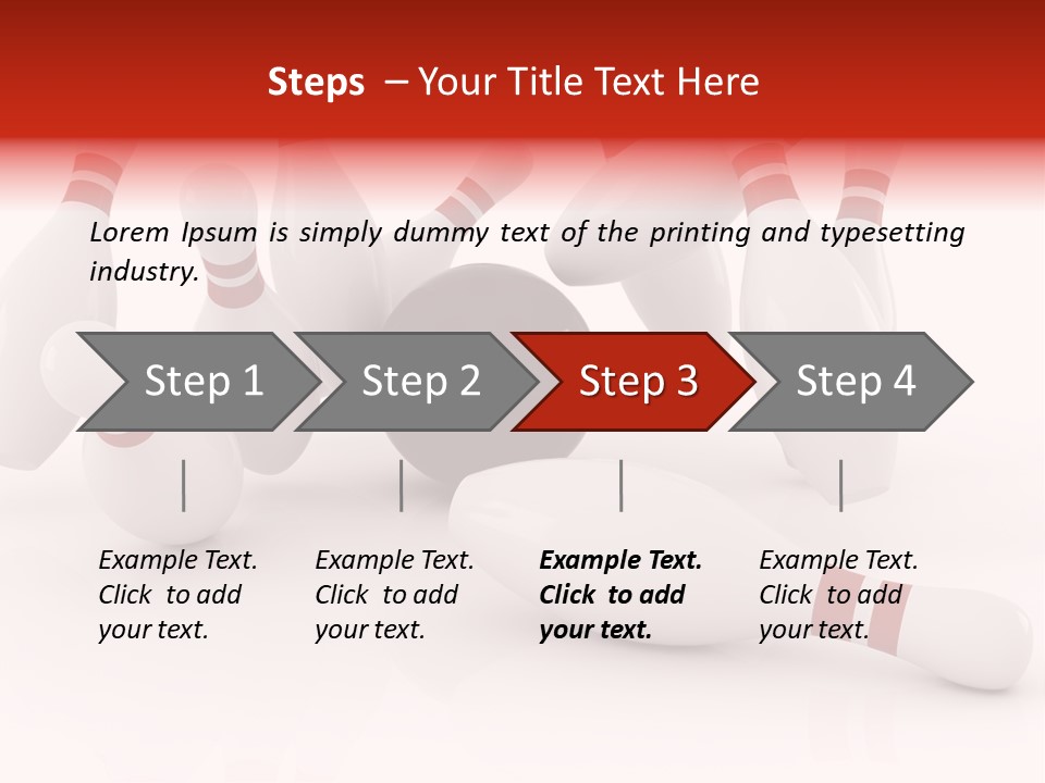Red Competition White PowerPoint Template