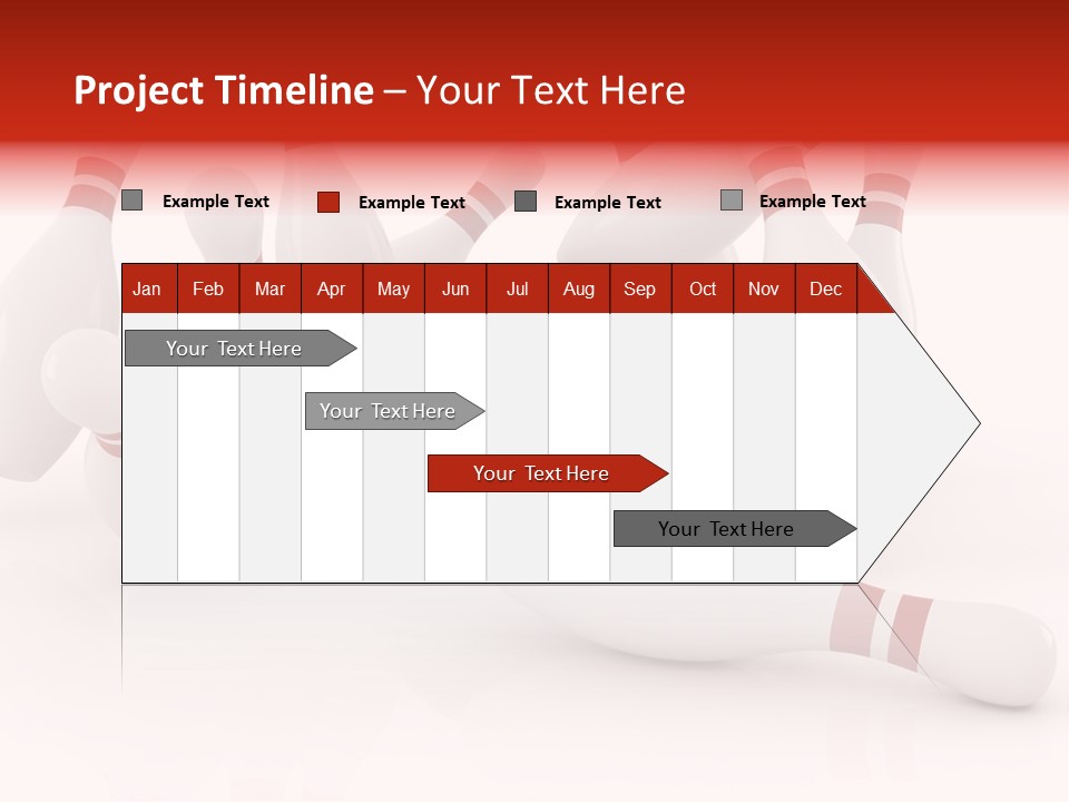 Red Competition White PowerPoint Template