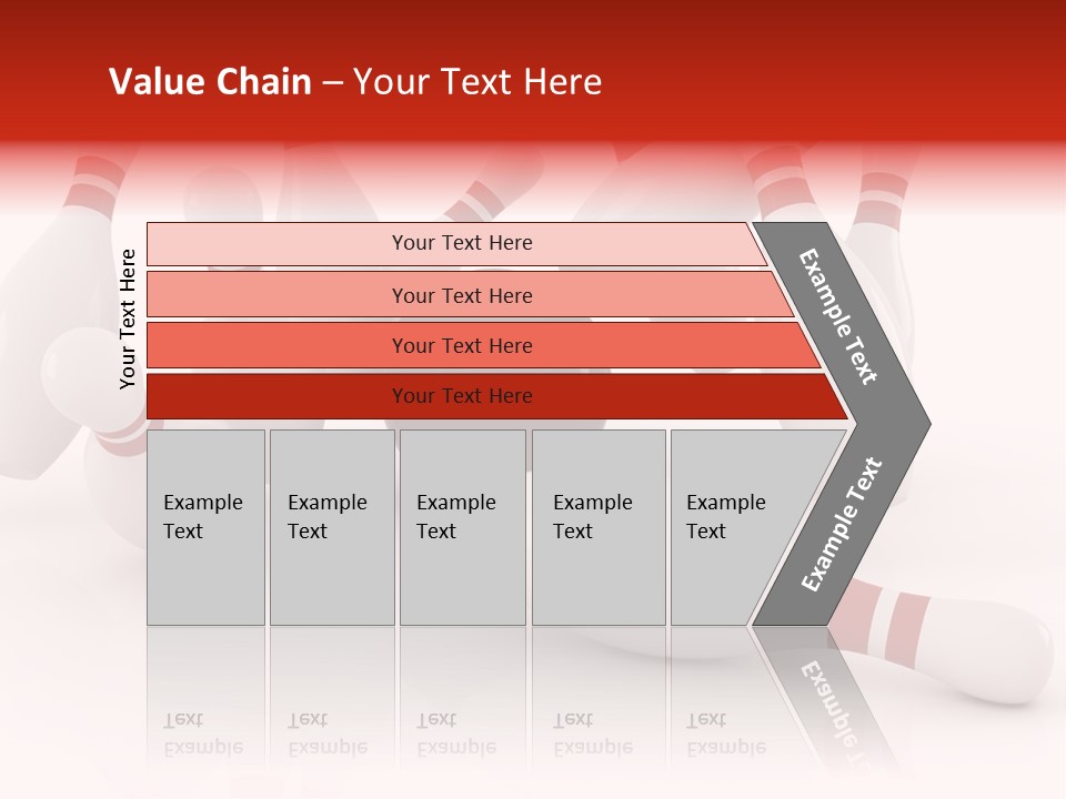 Red Competition White PowerPoint Template