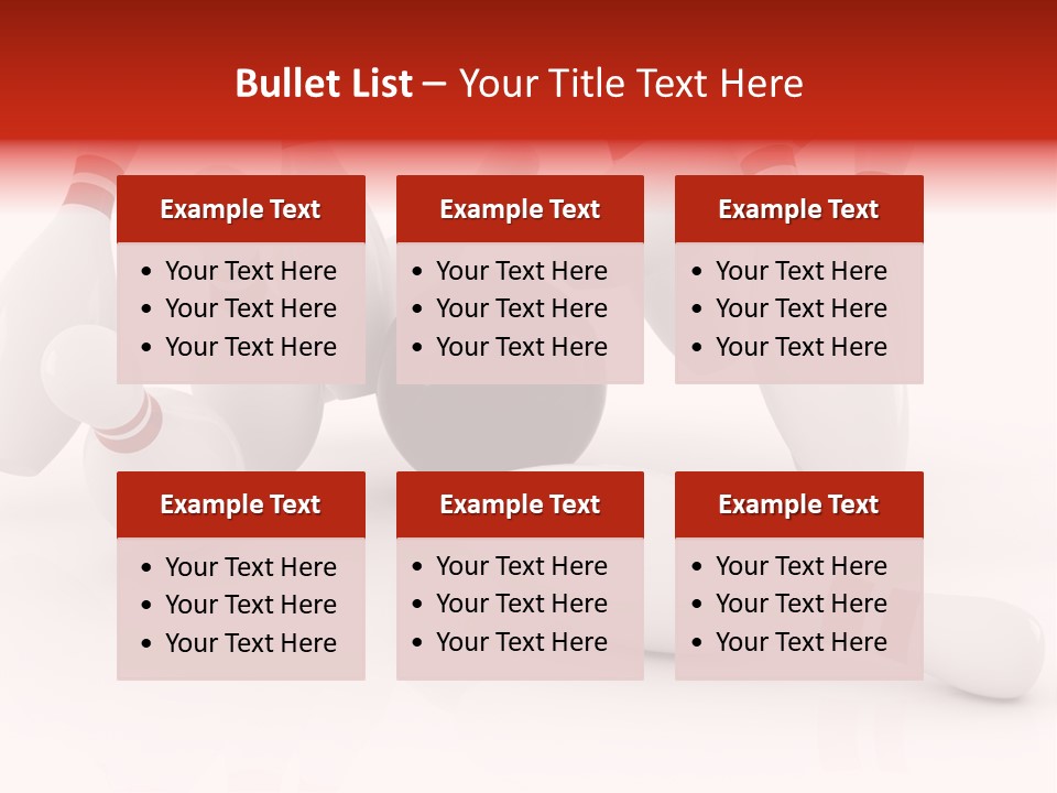 Red Competition White PowerPoint Template