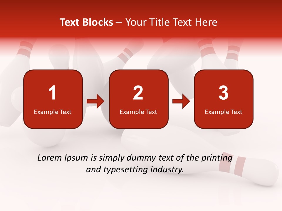 Red Competition White PowerPoint Template