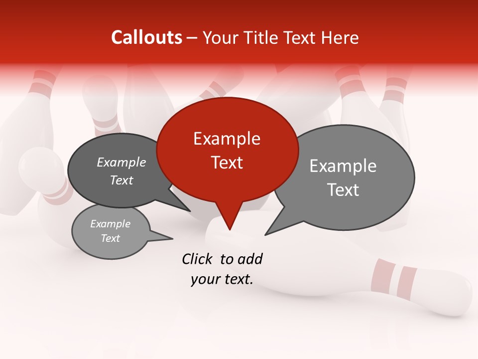 Red Competition White PowerPoint Template