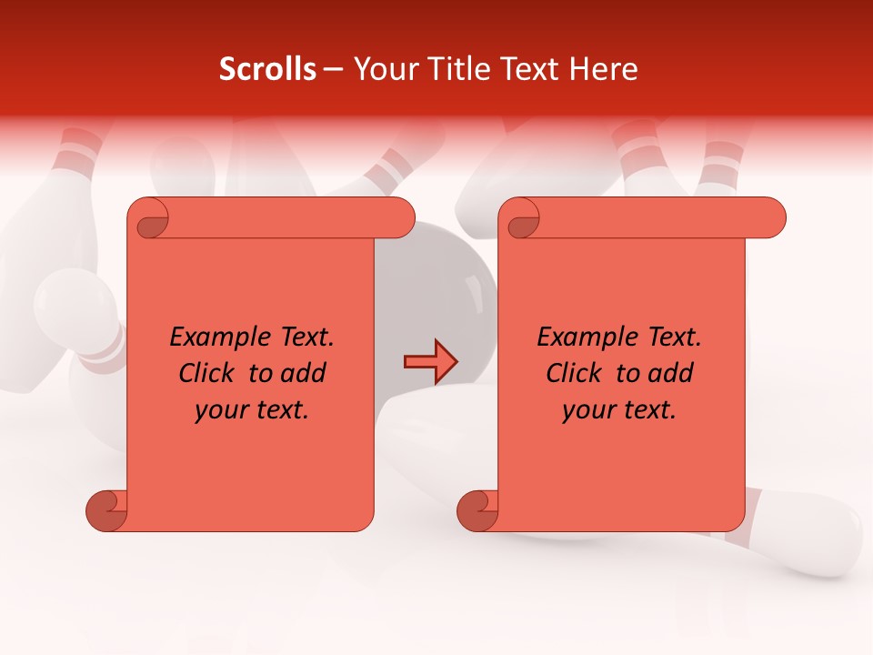 Red Competition White PowerPoint Template
