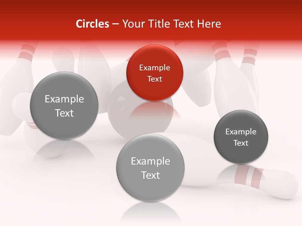 Red Competition White PowerPoint Template