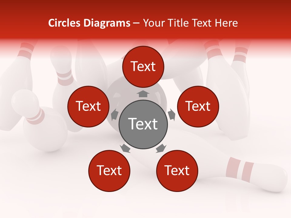 Red Competition White PowerPoint Template