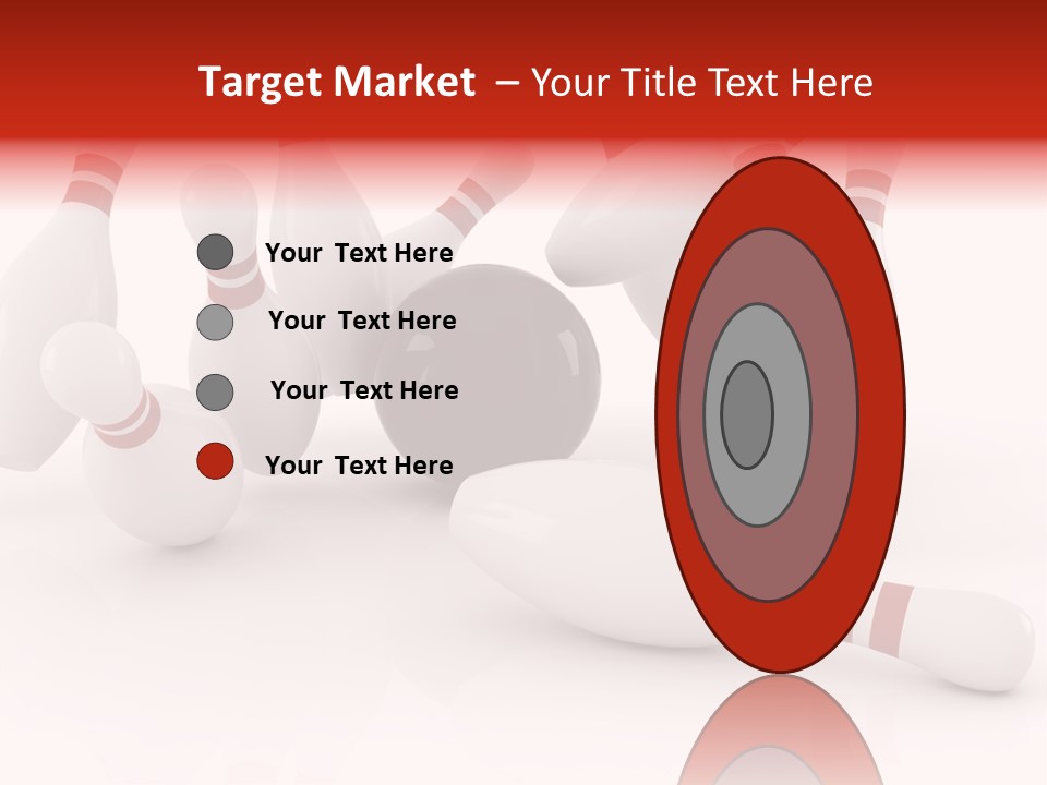 Red Competition White PowerPoint Template