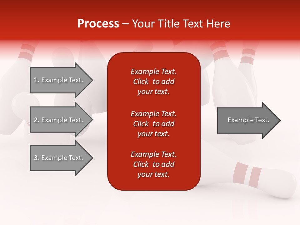 Red Competition White PowerPoint Template