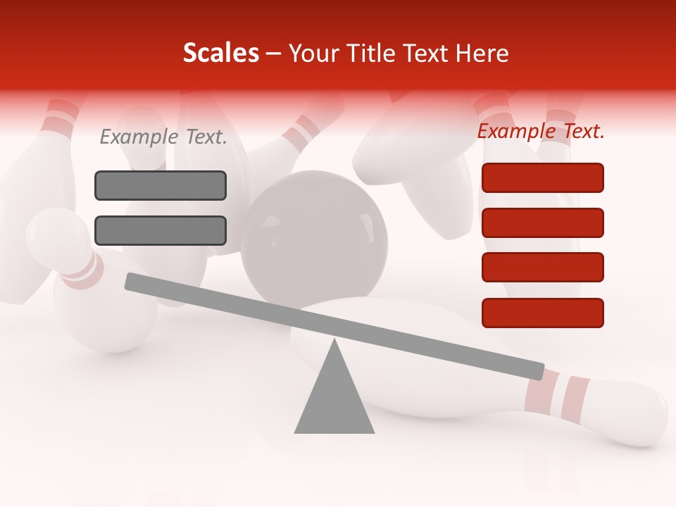 Red Competition White PowerPoint Template
