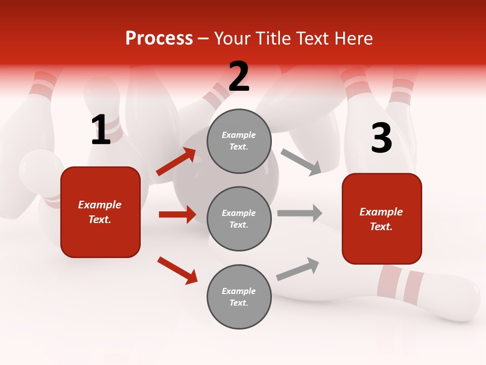 Red Competition White PowerPoint Template