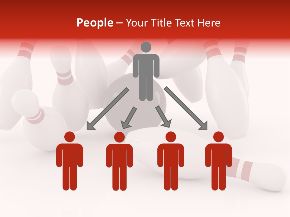 Red Competition White PowerPoint Template