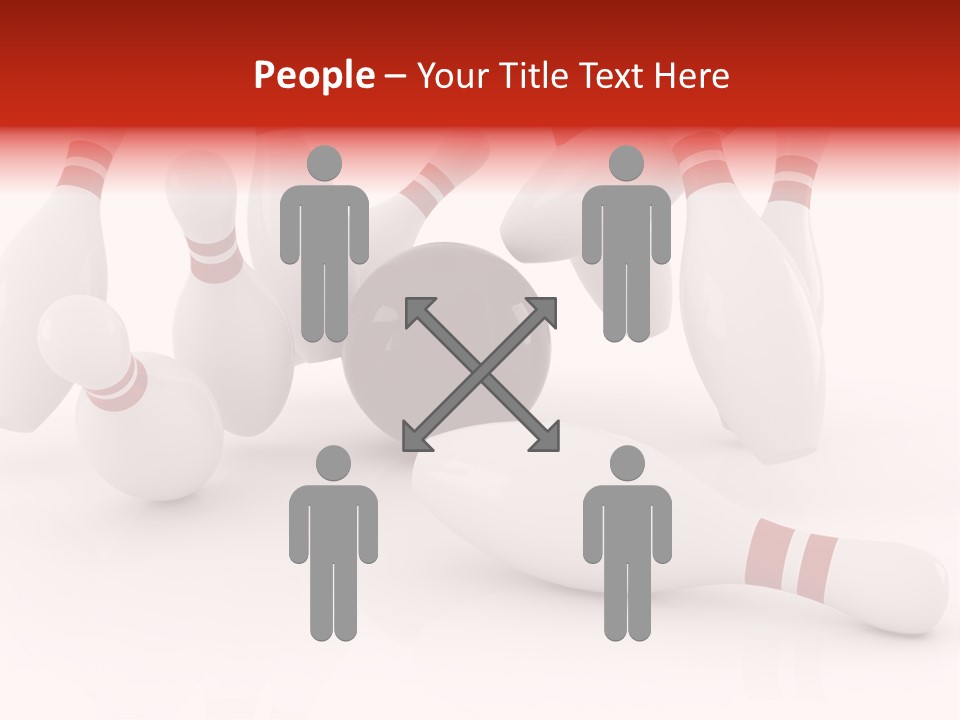 Red Competition White PowerPoint Template
