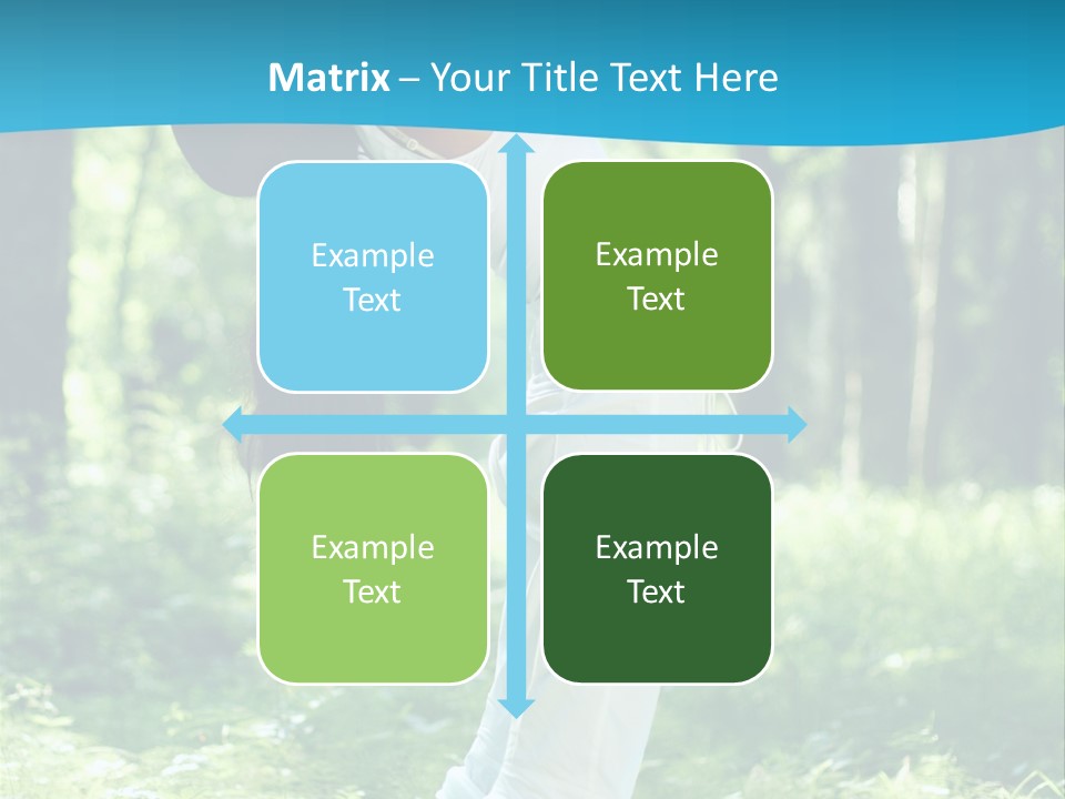 Female Lifestyle Outdoors PowerPoint Template