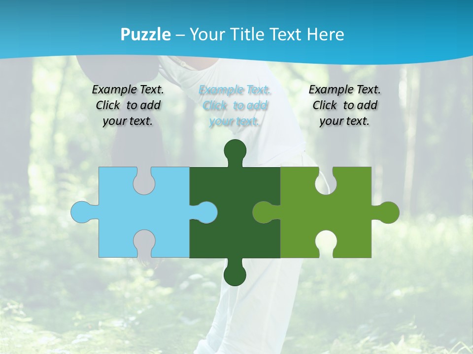 Female Lifestyle Outdoors PowerPoint Template