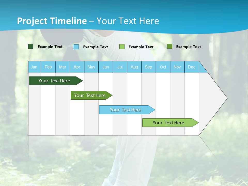 Female Lifestyle Outdoors PowerPoint Template