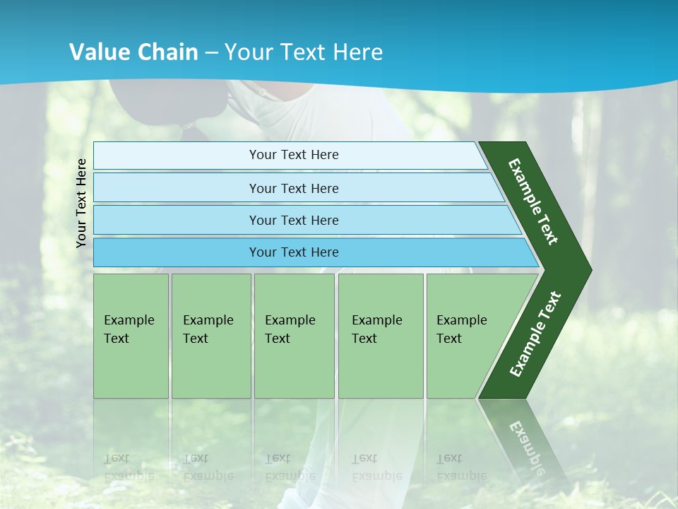 Female Lifestyle Outdoors PowerPoint Template