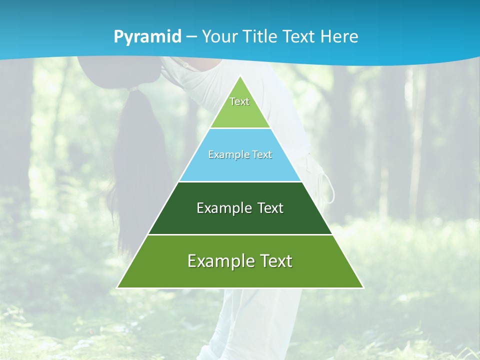 Female Lifestyle Outdoors PowerPoint Template