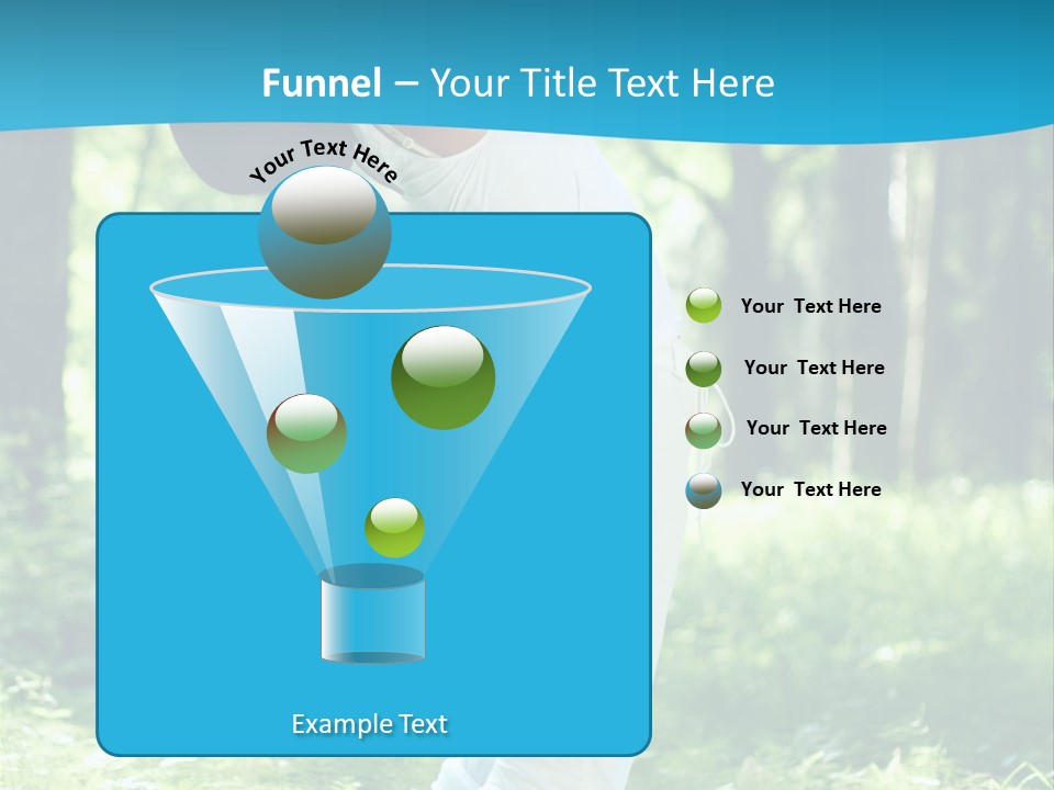 Female Lifestyle Outdoors PowerPoint Template