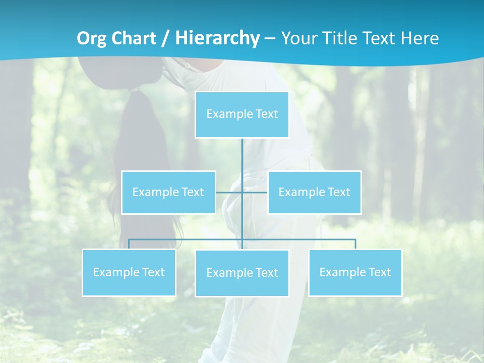 Female Lifestyle Outdoors PowerPoint Template