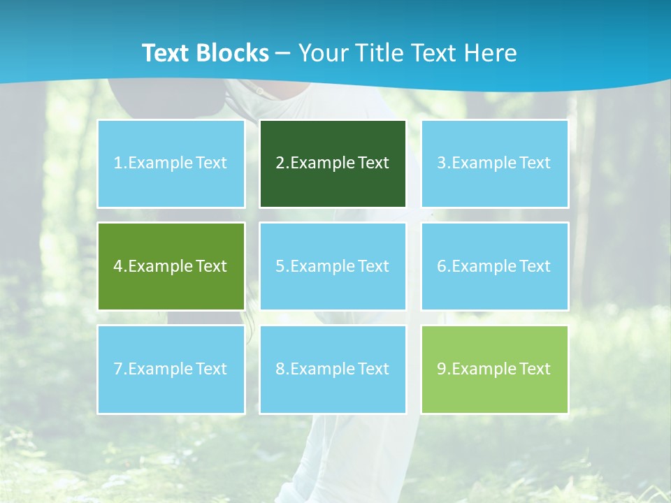 Female Lifestyle Outdoors PowerPoint Template