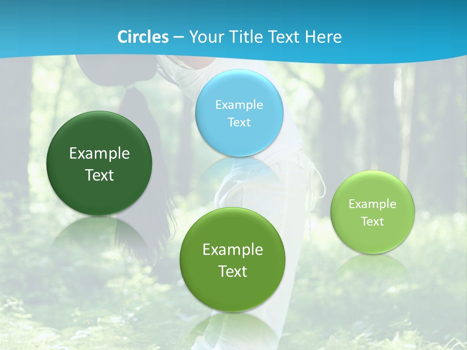 Female Lifestyle Outdoors PowerPoint Template