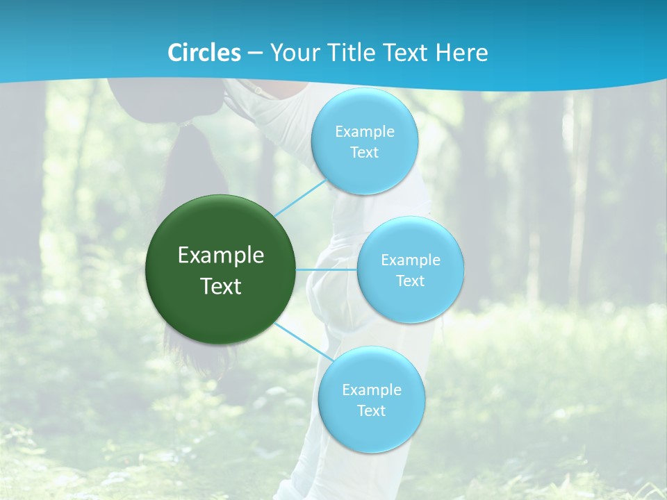 Female Lifestyle Outdoors PowerPoint Template