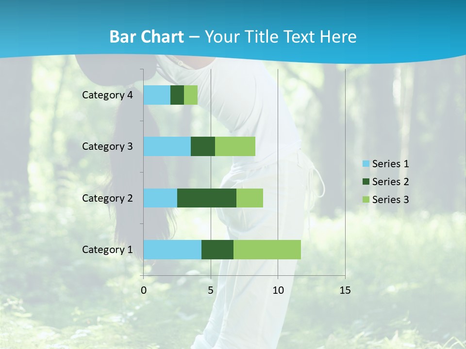 Female Lifestyle Outdoors PowerPoint Template