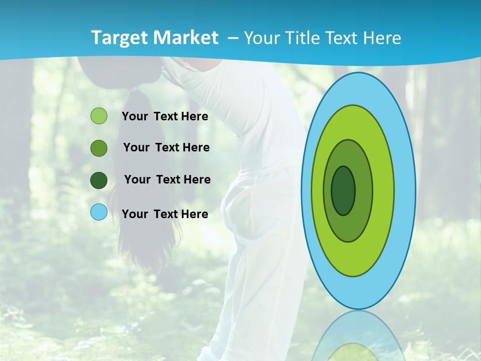 Female Lifestyle Outdoors PowerPoint Template