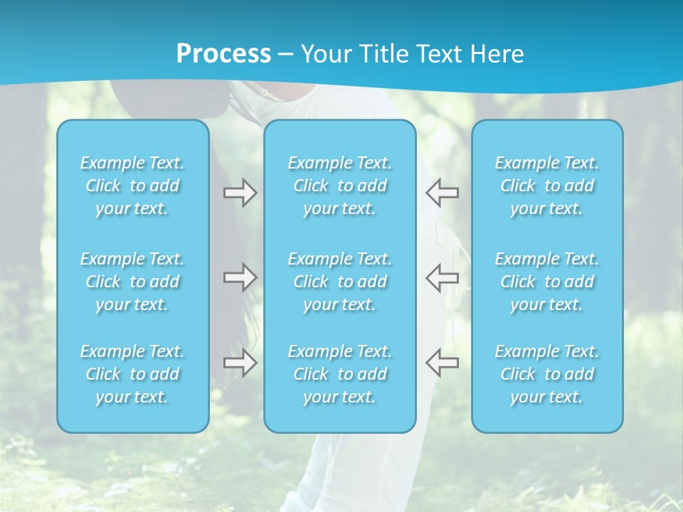 Female Lifestyle Outdoors PowerPoint Template