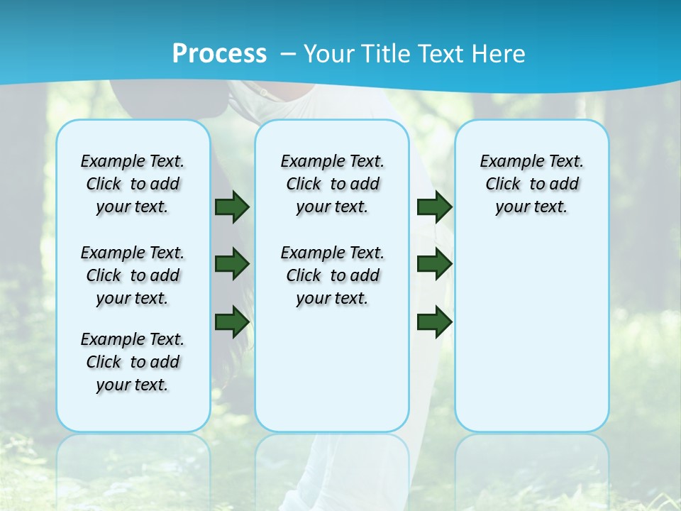 Female Lifestyle Outdoors PowerPoint Template